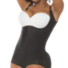 Women's Tummy Control Triangle Butt Lifter Zipper Lace Adjustable Crotch  Open Bust Bodysuit