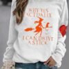 Women's Long Sleeves Round Neck Graphic Printed Top