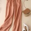 Women's Loose Cotton And Linen Casual Leggings