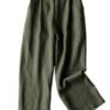Cotton And Linen Wide-leg Casual Pants