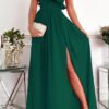 Casual Lake Weekend Party Ruffle One Shoulder Maxi Dress