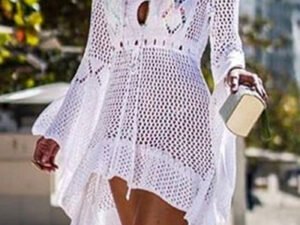 Cutout Tie Beach Maxi Skirt Bikini Sun Cover