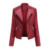 Washed Lambskin Leather Jacket