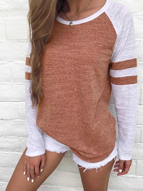 Patchwork  Long Sleeve T-Shirt