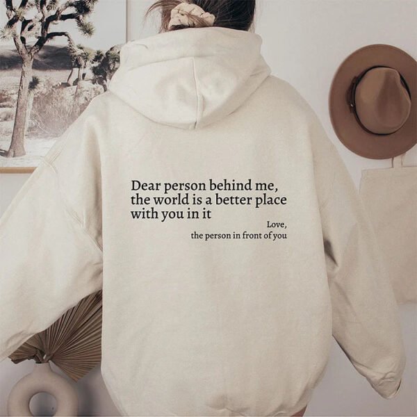 Dear Person Behind Me' Unisex Sweatshirt