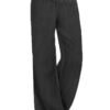 Women's Comfortable Stretch Denim Casual Wide Leg Pants