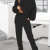 Sweatsuits for Women Set 2 Piece Jogging Suit Long Sleeve Pullover Sweatshirts SweatpantsTracksuit Casual Outfits