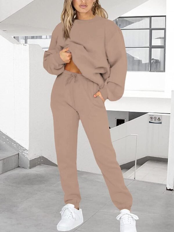 Sweatsuits for Women Set 2 Piece Jogging Suit Long Sleeve Pullover Sweatshirts SweatpantsTracksuit Casual Outfits