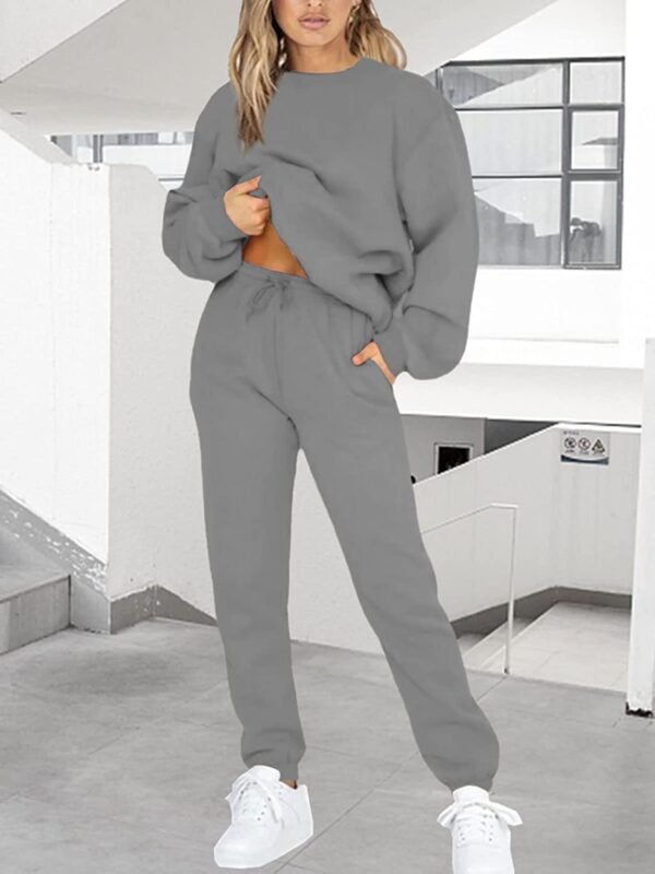 Sweatsuits for Women Set 2 Piece Jogging Suit Long Sleeve Pullover Sweatshirts SweatpantsTracksuit Casual Outfits