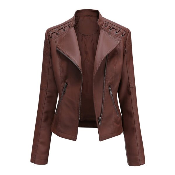 Washed Lambskin Leather Jacket