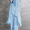 Summer Fashion Loose Irregular Hem Suit
