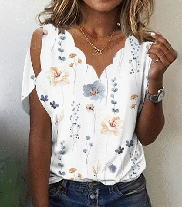 Comfy Split Sleeve V-Neck Top
