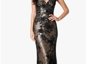 Dress the Population Women's Sharon Bodycon Maxi Dress