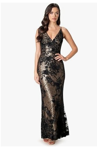 Dress the Population Women's Sharon Bodycon Maxi Dress