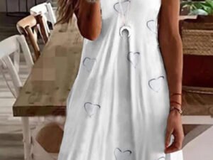 Rochester Sexy Loose Print Dress