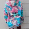 Vintage Long-sleeved Printed Hoodie