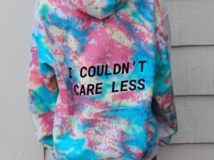 Vintage Long-sleeved Printed Hoodie