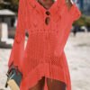 Cutout Tie Beach Maxi Skirt Bikini Sun Cover