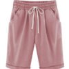 Plus Size Casual Shorts With Pockets for Holiday