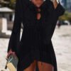 Cutout Tie Beach Maxi Skirt Bikini Sun Cover