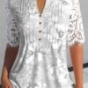 Floral Jersey Casual Shirt