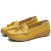 Women Flats Ballet Leather Breathable  Casual  Shoes
