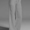 Cotton Linen Solid Color High Waist Wide Leg Pants
