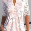 Floral Jersey Casual Shirt