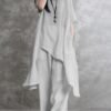 Summer Fashion Loose Irregular Hem Suit
