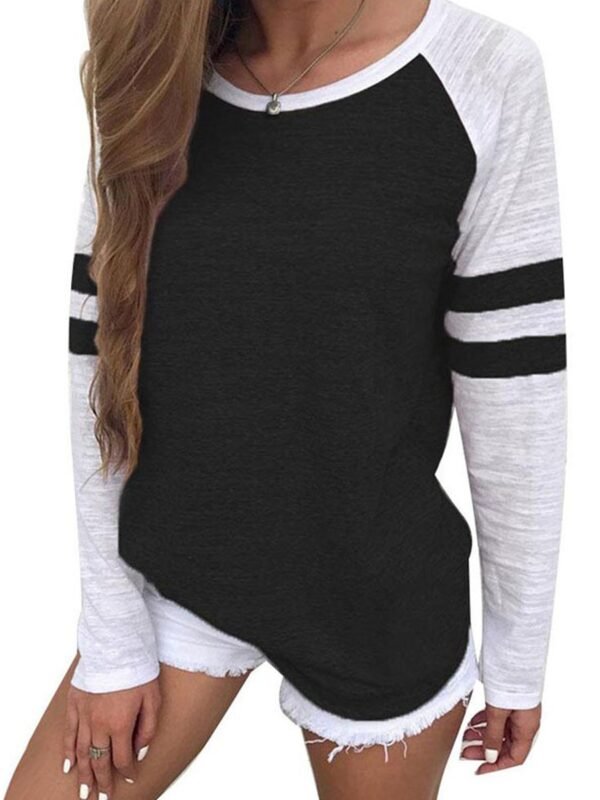 Patchwork  Long Sleeve T-Shirt