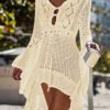 Cutout Tie Beach Maxi Skirt Bikini Sun Cover