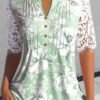 Floral Jersey Casual Shirt