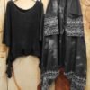 Round Neck Printing Irregular Loose Suit