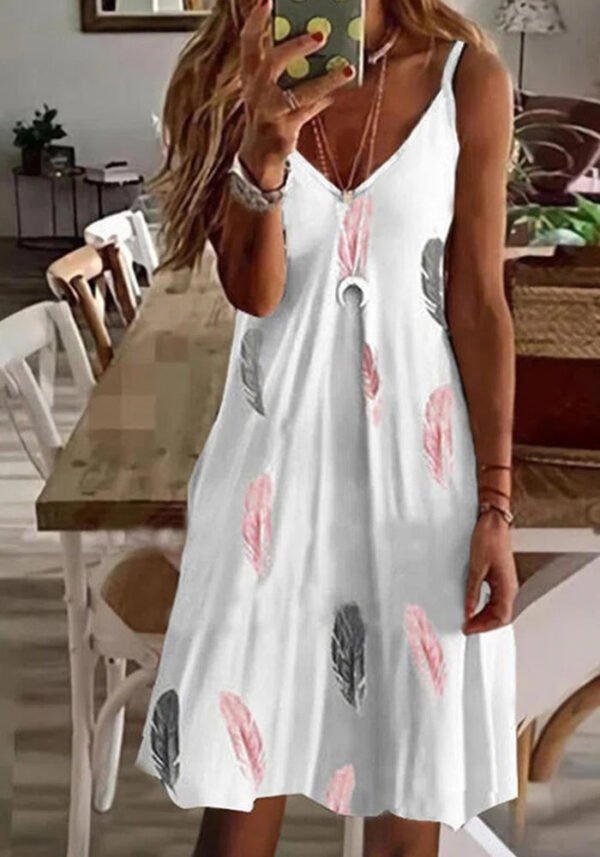 Rochester Sexy Loose Print Dress