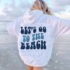 Women's Let's Go To The Beach Casual Hoodie
