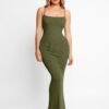 Built-In Shapewear Slip Maxi Lounge Dress