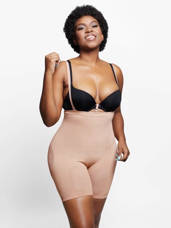 Removable Strap Buckle Tummy Control Bodysuit