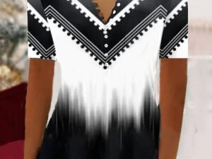 Women's Shirt Blouse Black Pink Blue Graphic Floral Button Print Short Sleeve Casual Basic Round Neck Regular Floral S